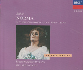 Bellini / Sutherland / Horne / Alexander / Bonynge: Norma 3CD (Käyt)