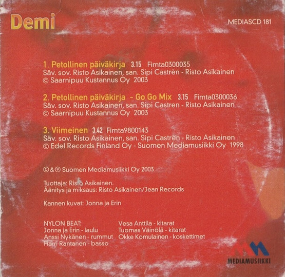 Nylon Beat: Petollinen päiväkirja CDs (Käyt)