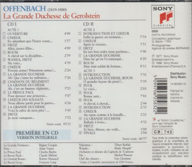 Offenbach / Crespin / M. Plasson: La Grande Duchesse De Gérolstein 2CD