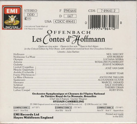 Offenbach / Shicoff / Cambreling: Les Contes D'Hoffmann 3CD (Käyt)