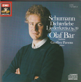 Schumann / Bär / Parsons: Dichterliebe / Liederkreis Op.39 CD (Käyt)