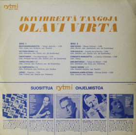 Olavi Virta: Ikivihreitä tangoja LP (Käyt)