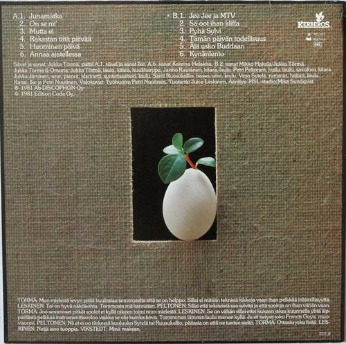 Jukka Törmä & Omuna: Jukka Törmä / Omuna LP (Käyt)