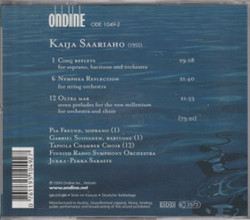 Kaija Saariaho / Jukka-Pekka Saraste: Cinq Reflets etc. CD (Käyt)