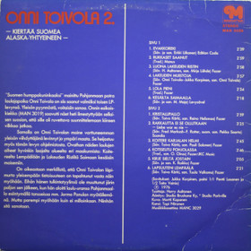 Onni Toivola: 2. - kiertää Suomea Alaska-yhtyeineen LP (Käyt)