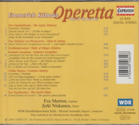 Kálmán /Marton /Niskanen /Jurowski: Operetta -Hot and Romantic CD Käyt
