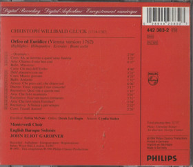 Gluck / Gardiner: Orfeo Ed Euridice - Highlights CD (Käyt)