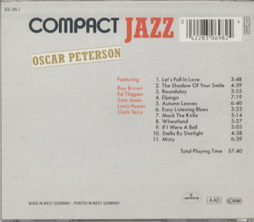 Oscar Peterson: Oscar Peterson CD (Käyt)
