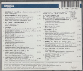 Oskar Merikanto: Oskar Merikannon kauneimmat CD (Käyt)