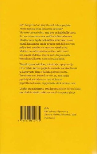 Otto Talvio: Biff! Bang! Pow! K5 (Uusi kirja)