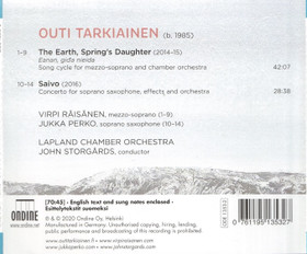 Outi Tarkiainen / John Storgårds: The Earth, Spring's Daughter CD Käyt
