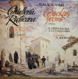 P. Mascagni: Cavalleria Rusticana 2LP (Käyt)