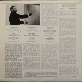 P. Tchaikovsky / E. Svetlanov: Romeo And Juliet /The Tempest LP (Käyt)