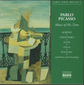 Music and Art: Pablo Picasso - Music of His Time CD (Käyt)