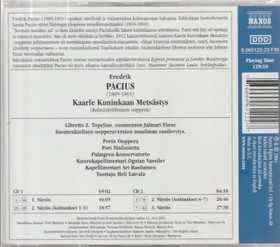 Fredrik Pacius / Ari Rasilainen: Kaarle kuninkaan metsästys 2CD (Käyt)