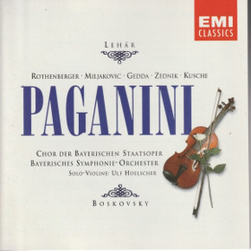 Lehár / Rothenberger /Miljakovic /Gedda / Boskovsky: Paganini 2CD Käyt