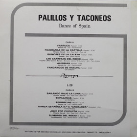 V/A: Palillos Y Taconeo ''Dance Of Spain'' LP (Käyt)