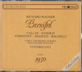 Wagner / Callas / Panerai / Christoff / Gui: Parsifal 3CD (Käyt)