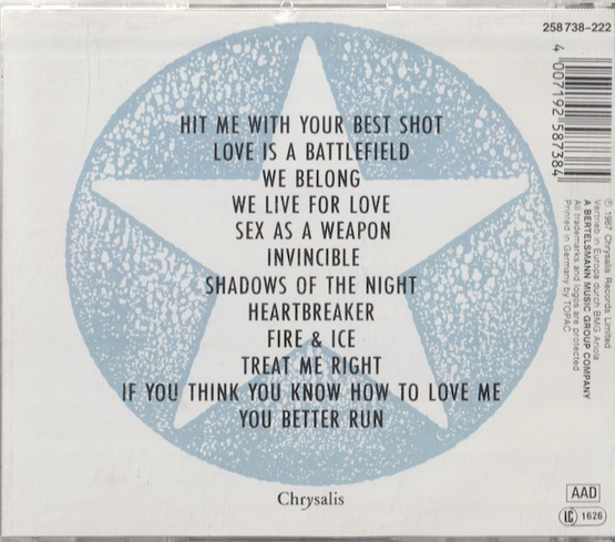Pat Benatar: Best Shots CD (Käyt)