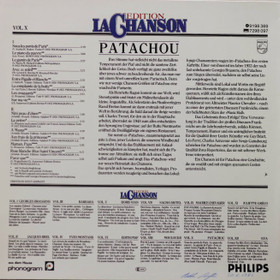 Patachou: Edition La Chanson Vol.X. LP (Käyt)