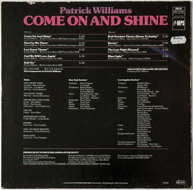 Patrick Williams: Come On and Shine LP (Käyt)