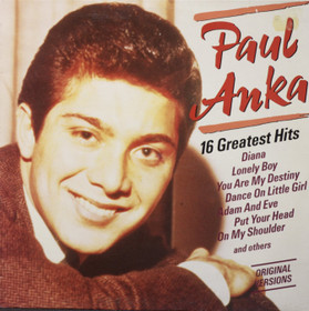 Paul Anka: 16 Greatest Hits LP (Käyt)