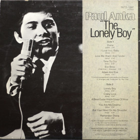 Paul Anka: The Lonely Boy LP (Käyt)