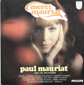 Paul Mauriat And His Orchestra: Merci Mauriat LP (Käyt)