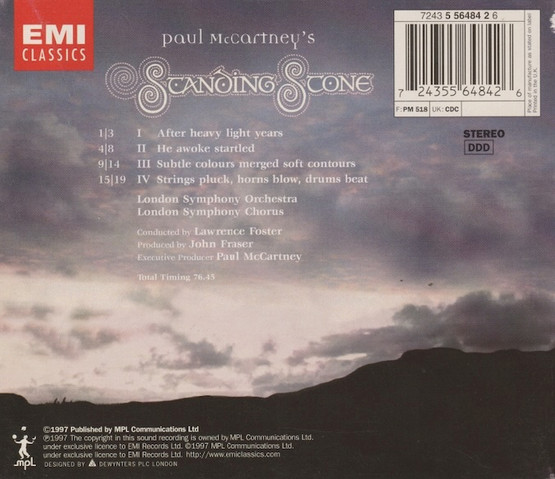 Paul McCartney: Paul McCartney's Standing Stone CD (Käyt)
