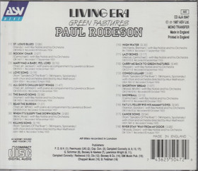 Paul Robeson: Green Pastures CD (Käyt)