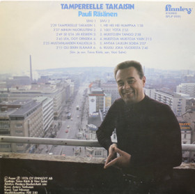 Pauli Räsänen: Tampereelle takaisin LP (Käyt)