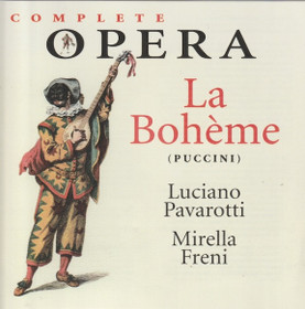 Puccini / Pavarotti / Freni / Magiera: La Bohèmę 2CD (Käyt)