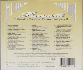 Pavarotti: Il Grande / The Great Pavarotti In Opera II. CD (Käyt)