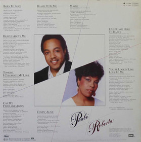 Peabo Bryson / Roberta Flack: Born To Love LP (Käyt)