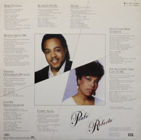 Peabo Bryson / Roberta Flack: Born To Love LP (Käyt)