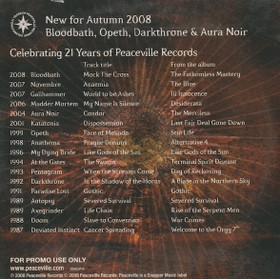 V/A: Peaceville - 21 Years Of Doom, Death & Darkness CD (Käyt. Promo)