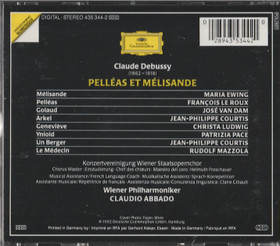 Claude Debussy / Claudio Abbado: Pelléas Et Mélisande 2CD (Käyt)