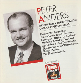 Peter Anders: Opera and Operetta Arias CD (Käyt)