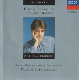 Gershwin / Peter Jablonski /Vladimir Ashkenazy: Piano Concerto CD Käyt