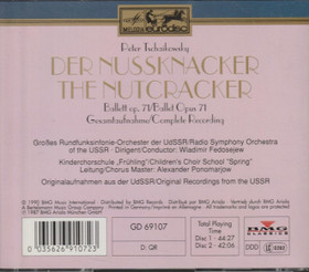 Peter Tschaikowsky: Der Nussknacker (The Nutcracker) 2CD (Käyt)