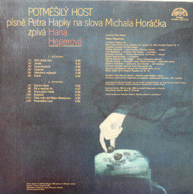 Petr Hapka / Michal Horáček / Hana Hegerová: Potměšilý Host LP (Käyt)