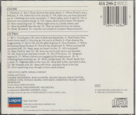 D'Oyly Carte Opera Company: The Pirates Of Penzance 2CD (Käyt)