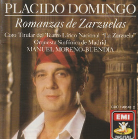 Placido Domingo: Romanzas De Zarzuelas CD (Käyt)