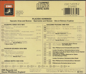 Placido Domingo: Operatic Arias & Scenes CD (Käyt)