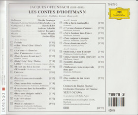 Plácido Domingo: Les Contes D'Hoffmann CD (Käyt)