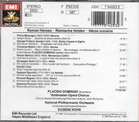 Placido Domingo / Eugene Kohn: Roman Heroes CD (Käyt)