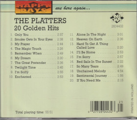 Platters: 20 Golden Hits CD (Käyt)