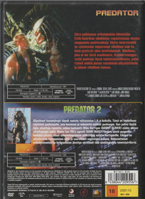 Predator & Predator 2. 2DVD (Käyt)