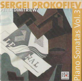 Sergei Prokofiev / Peter Dimitriew: Piano Sonatas Vol. 3. CD (Käyt)