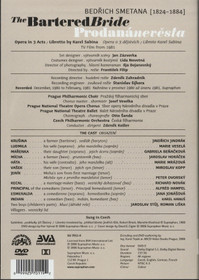Bedřich Smetana: Prodaná Nevěsta (The Bartered Bride) DVD (Käyt)